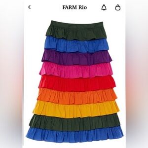 Farm Rio tiered skirt